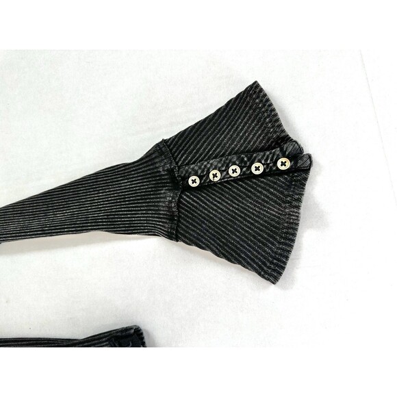 Free People Soul Sister Layering Top Women's Size S Black Long Bell Sleeve Shirt - Picture 12 of 13